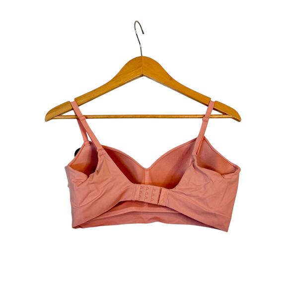 Truekind Women Supportive Comfort Wireless Shaping Bra Size L Pink Stretch NWT - Picture 6 of 7